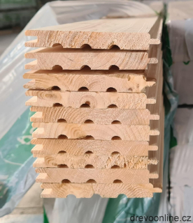 Palubka obkladová smrková klasik A/B, 12,5x96x3 000mm, (2,88)/bal)